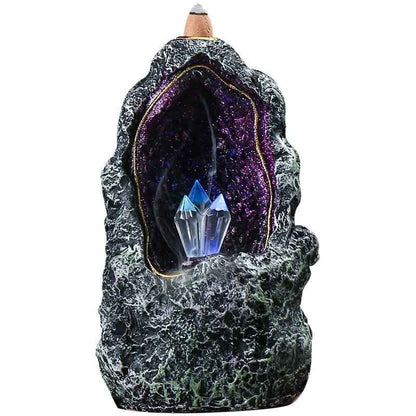 Crystal Cave Backflow Incense Burner