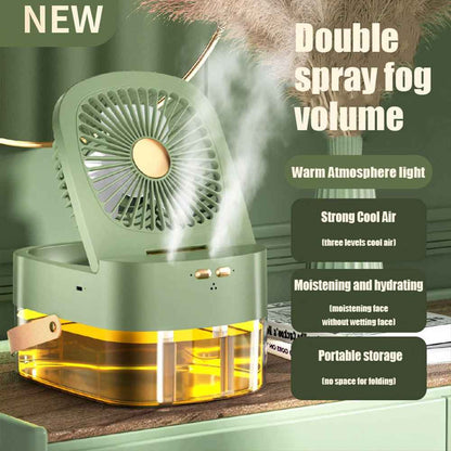 2-in-1 Humidifying Desk Fan