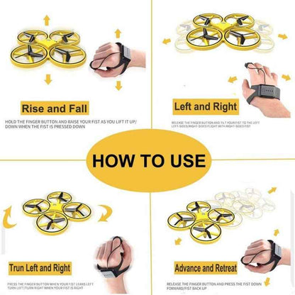 Gesture-Sensing Flying Saucer Toy